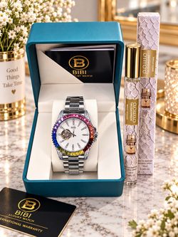 Original BIBI Automatic Watch with Complimentary Perfume Gift