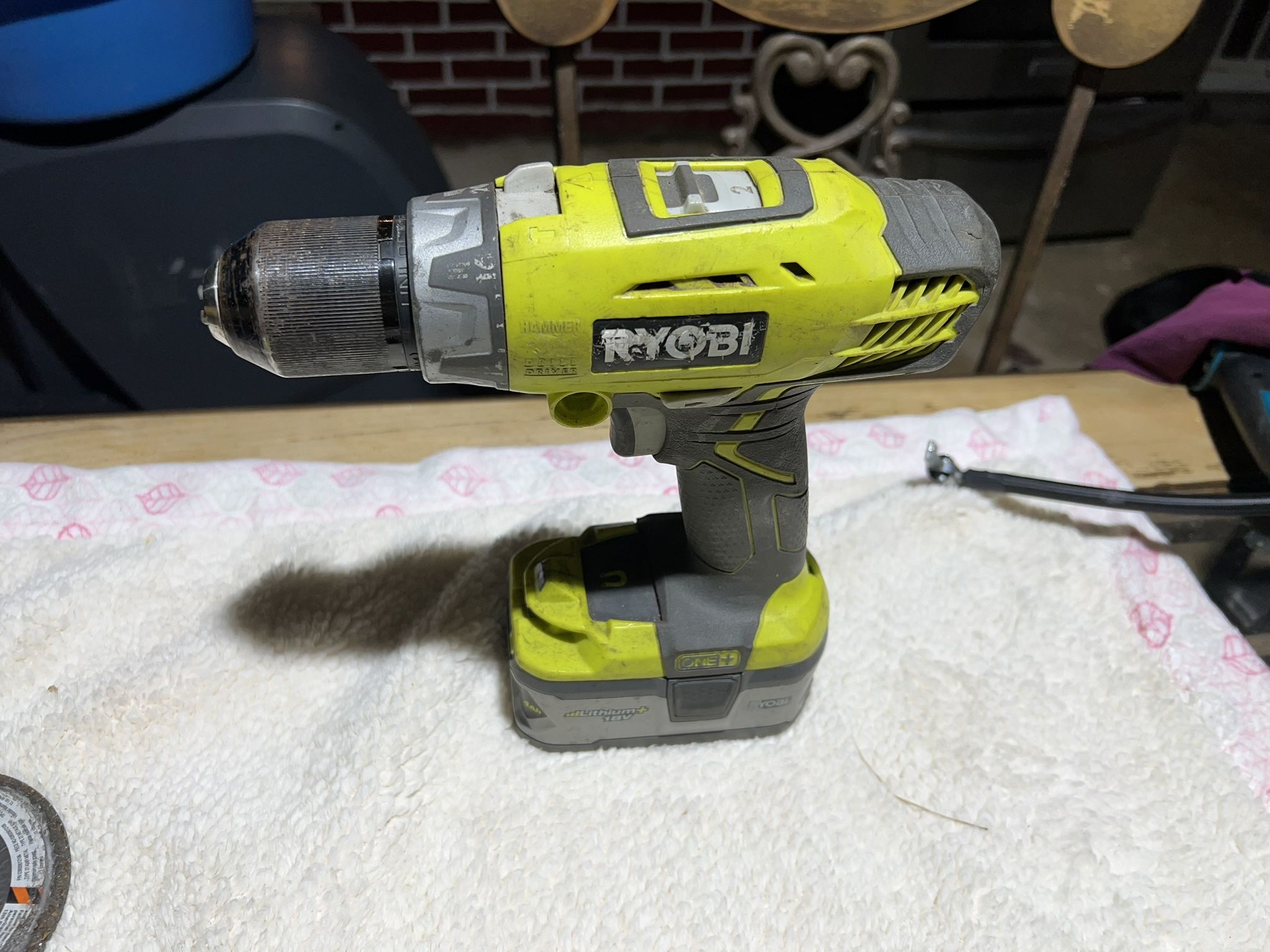 Used Drill, Saw,  Charger , And Small Battery 