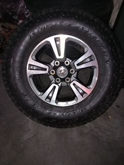 Toyota Tacoma tire set
