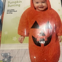 Infant Costumes Cookie Monster & Pumpkin  