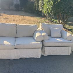 Lovey chair and ottoman $125