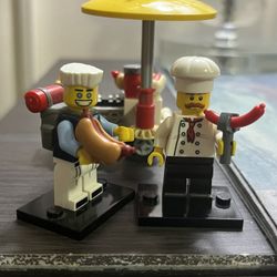 LEGO City Hot Dog Cart and Vendor 30356 & Ninjago Zane