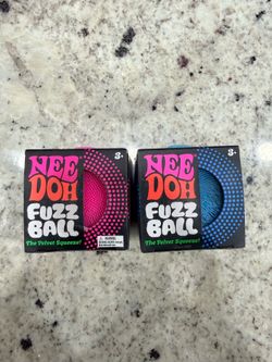 NeeDoh Fuzz Ball Lot Of 2