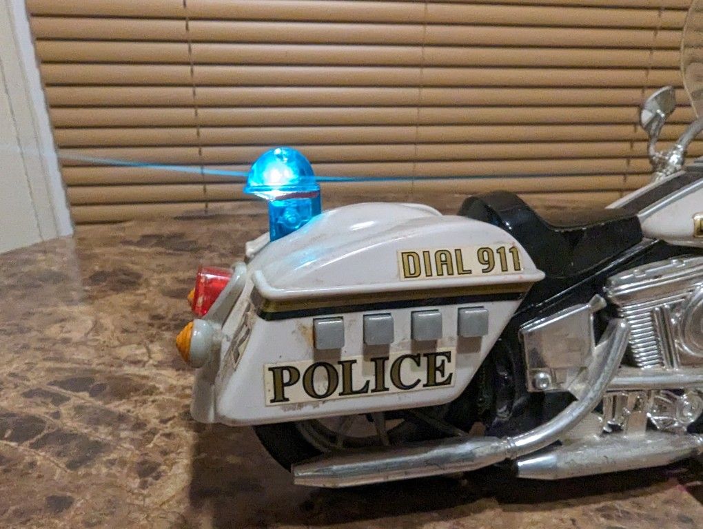 Vintage Buddy L. Toys Harley Davidson Police Motorcycle 1994