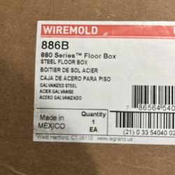 Steel electric floor box