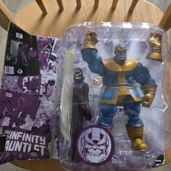The Infinity Gauntlet Thanos with Death Figurine
