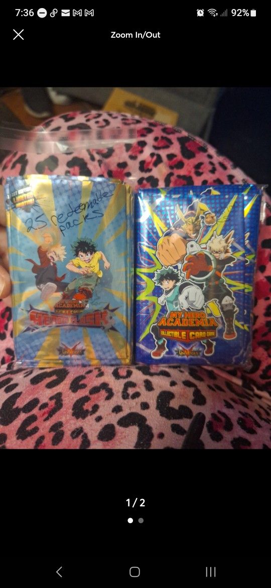 My Hero Academia Redemption Pack Wrappers