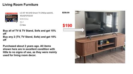 LG 43" 4K UHD Smart TV