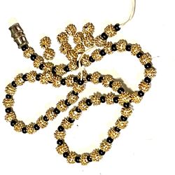 Textured Gold Tone Spacer Beads