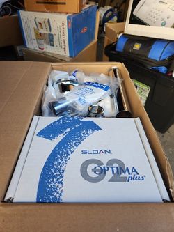 Sloan G2 8111-1.6-TP Optima Plus Closet Flushometer, Battery Powered, Sensor Activated, Exposed, Trap Primer Outlet Tube, 1.6 GPF, Polished Chrome