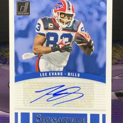 2024 Donruss Lee Evans Signature Series Auto #SSE-LEV Bills
