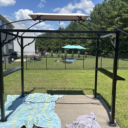 Grill Bar Gazebo 8x5 (BLACK)