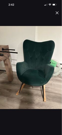Green Rocking chair