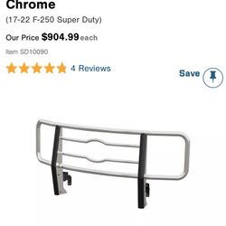 Super Strong Solid Chrome Brush Guard