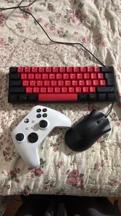Keyboard and a mouse and controller