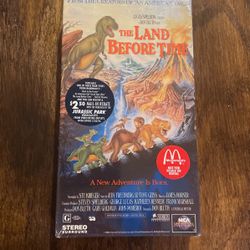 The Land Before Time 1994 VHS SEALED - RARE Mcdonalds Promo