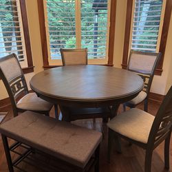 Langwest Dining Table and 4 Chairs