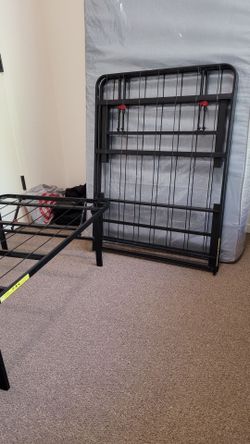 2 Twin XL Foldable Metal Bed Frames