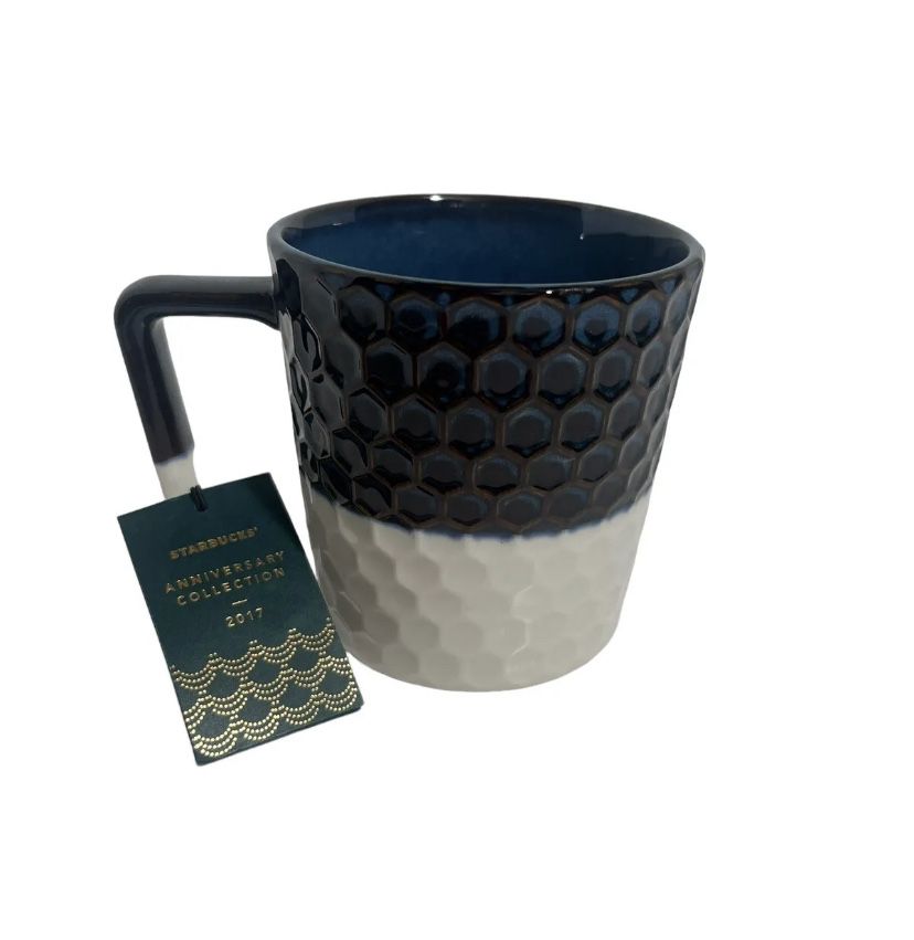 Starbucks 2017 anniversary Scales Coffee Mug 12oz Collectible NWT Ceramic Cup