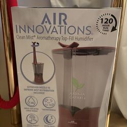Air Innovations Clean Mist Aromatherapy Top-Fill Humidifier.