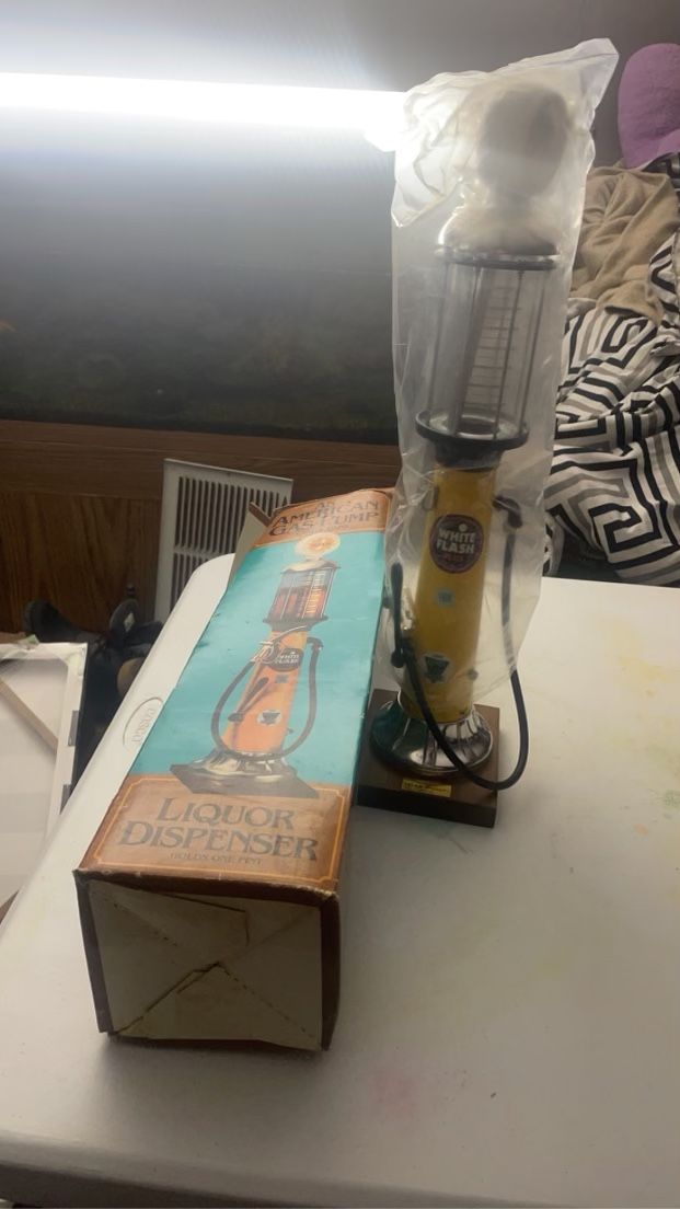 American Gas Pump Liquor Dispenser