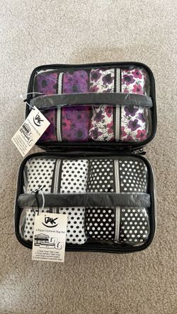 (2) Cosmetic Bag Set