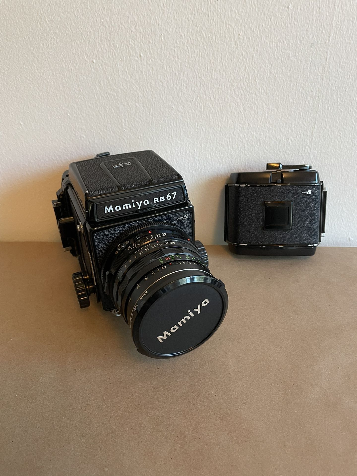 Mamiya RB67 w/extra film back