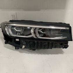 BMW 7 SERIES G11/G12 LCI OEM RIGHT PASSENGER LED HEADLIGHT HOUSING (NO MODULES) 2020/2021/2022