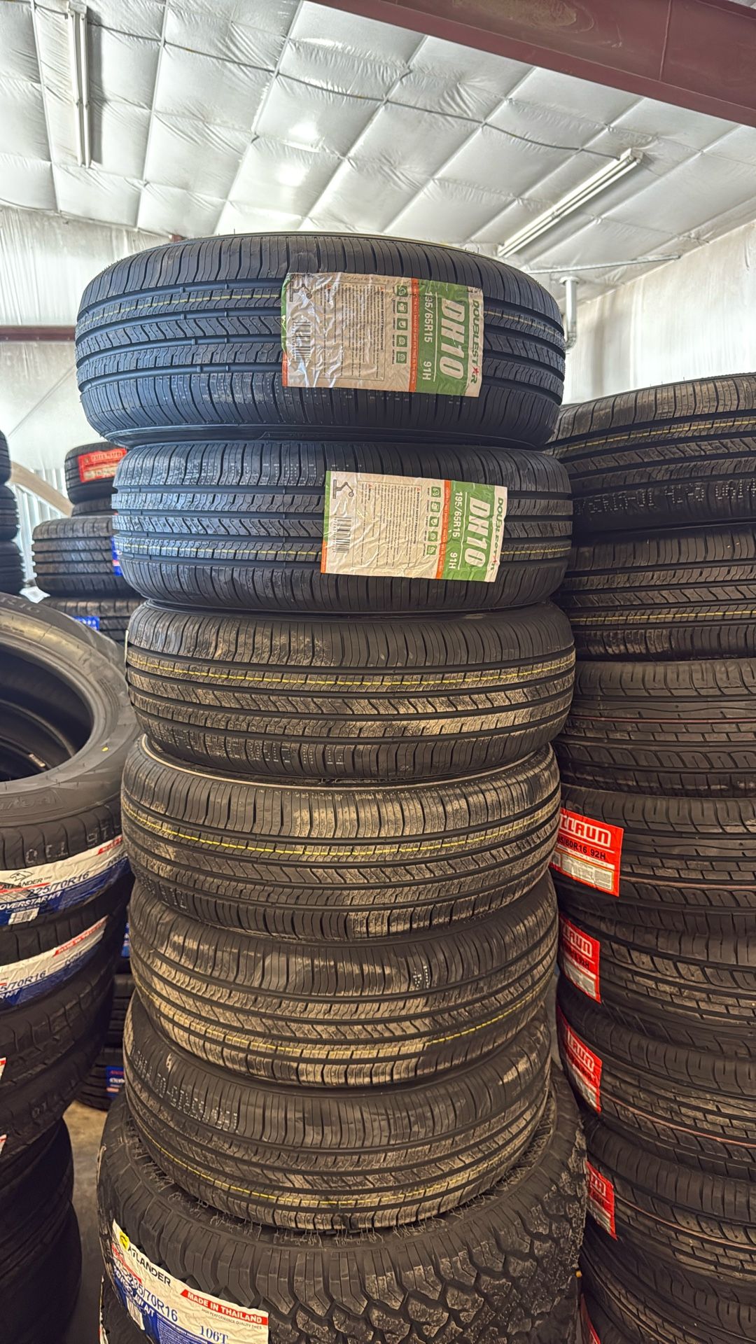 195/65/15 Double Star Tires Installed And Balanced/ Instaladas Y Balanceadas