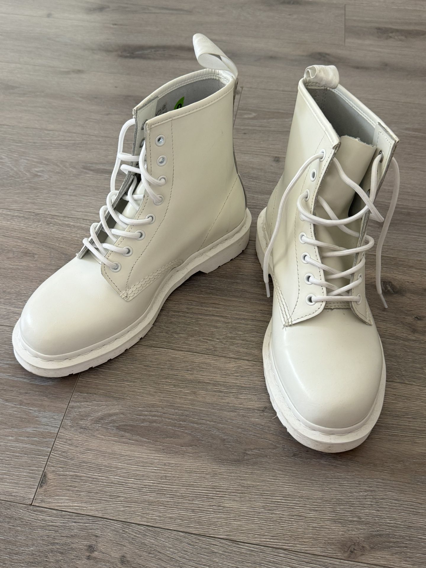 doc martens white combat boots 