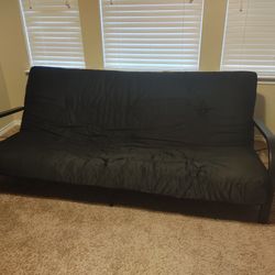 Black Futon Couch/Bed