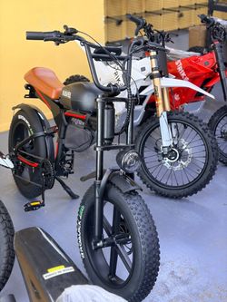 NAVEE Fat Tire Electric Bike with Pedal Assist