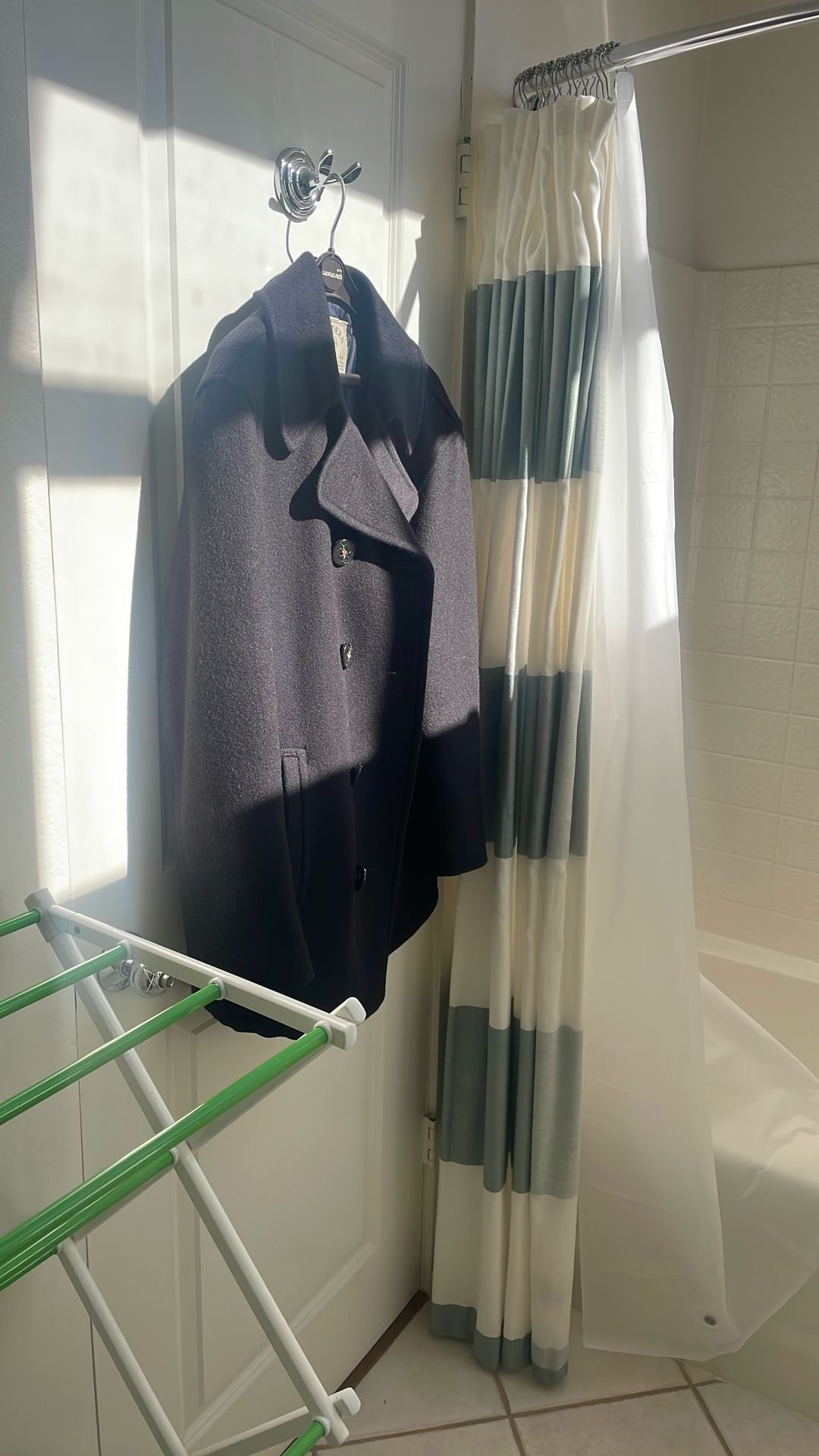 Vintage Pea Coat -real Melton Wool - men’s size small