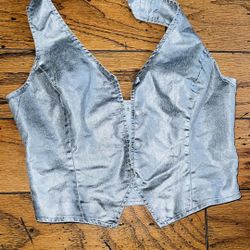 Silver Fashion, Nova Vest Halter Top