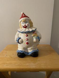 Clown Cookie Jar 