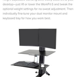 Brand New Sit-Stand Desk Attachment (Unopened)