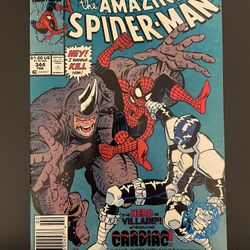 Amazing Spider-Man #344 (1991) - NEWSSTAND - Cletus Kasady (Carnage) 1st App - high grade