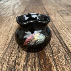 Japanese High end Brand WAKOEN Porcelain Toothpick Holder Container Leaf