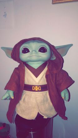 Custom life size Baby Yoda Mandalorian Season 2 Plush Palawan Doll