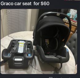 Graco car seat and swing used in good conditions for both $80
