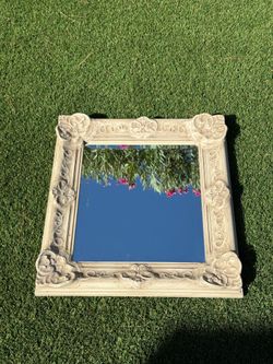 Romantic French Country Distressed Mirror