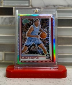 Darius Acuff Jr 2025-26 Panini Donruss Optic Silver Holo Rated Prospect #63