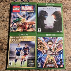 Lot Xbox One  4 Games 32st & Greenway Cash Firm 