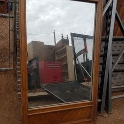 Vintage Wooden Mirror