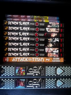 Manga (demon slayer/JOJO)
