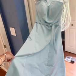 Pretty Maids Blue Brides Maid Dress