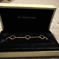 Van Cleef Onyx Bracelet 