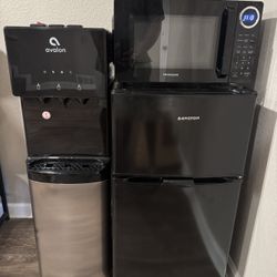 Water Cooler, Microwave, Mini Fridge