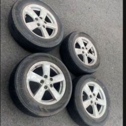 4 — 205/65r16 5x114.3 5x4.5 Stock Kia Optima Cr-v Camry Corolla Civic Accord Altima Sentra Camry Rims Wheels Tires  !!