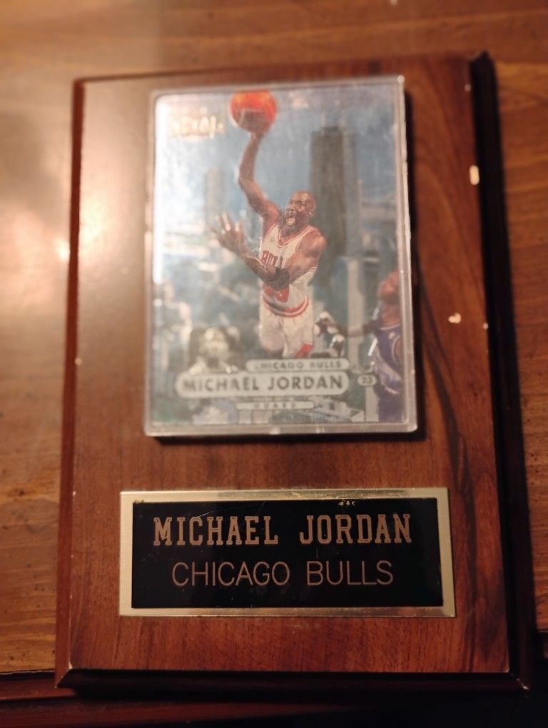 Michael Jordan Metal Universe Collectible Card Holder